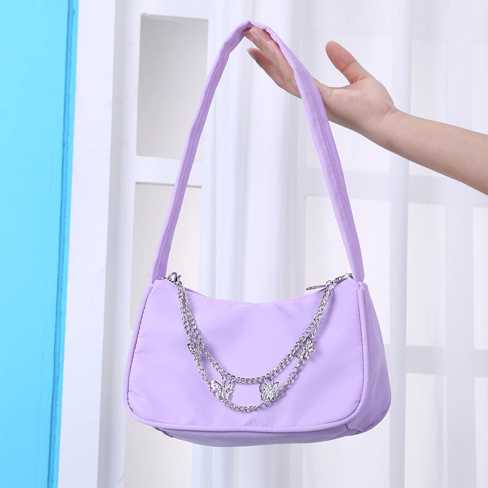 Y2K Butterfly Pearl Handbag – Glo Babe